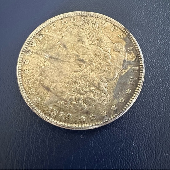 Vintage 1889 Morgan Silver Dollar – 90% Silver – U.S. Mint Collectible Coin - Picture 5 of 15